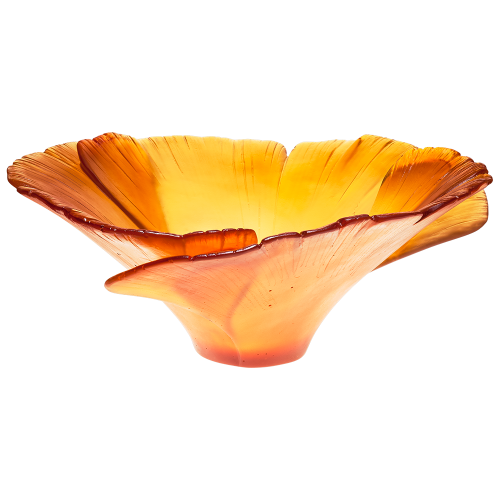 Ginkgo Bowl Daum daum-vase