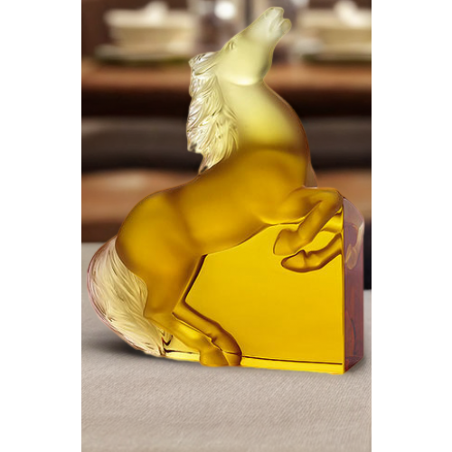 Motif Horse Cheval Kazak Lalique Animal
