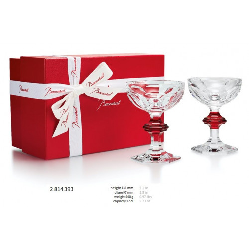 Harcourt 1841 Champaign Coupe Red Button Baccarat baccarat