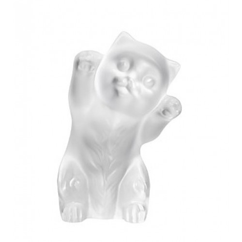 Kitty Cat clear – Chaton incolore Lalique Animal