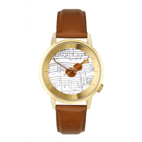 MONTRE VIOLON STRAD 38 PVD OR Akteo watch