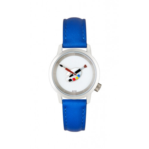 MONTRE PEINTURE 02 W – 29 CBLEU VIF Akteo watch