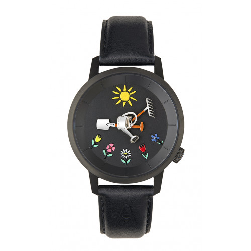 MONTRE JARDIN B 38 PVD NOIR Akteo watch