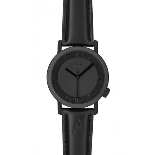 MONTRE ALL BLACK 42 PVD NOIR Akteo watch