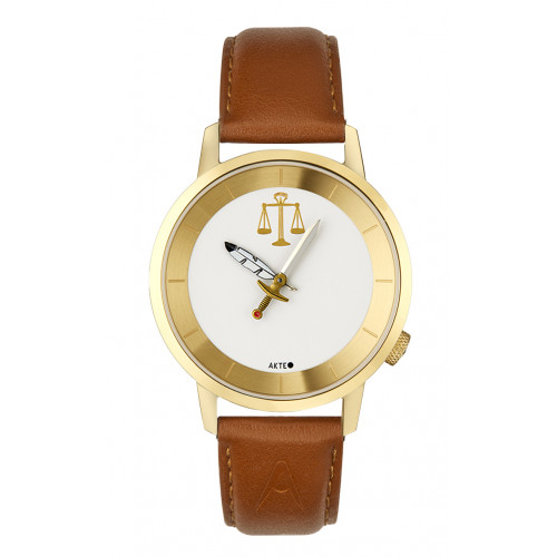 MONTRE JUSTICE 38 PVD OR Akteo watch